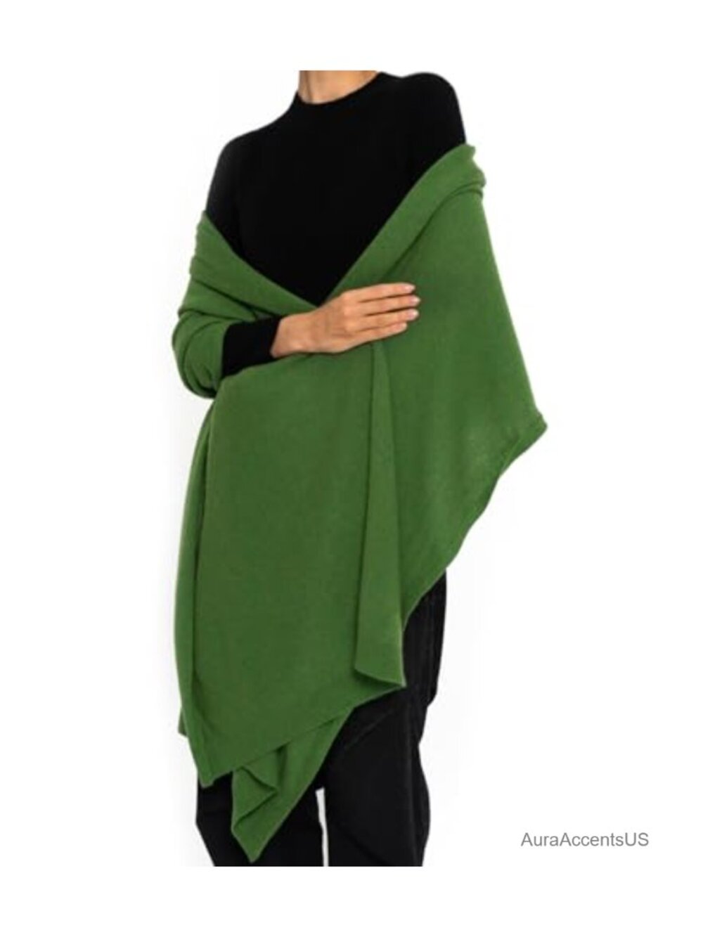 Cashmere Wool Oversized Shawl Wrap Pashmina Ultra Soft Stole Scarf